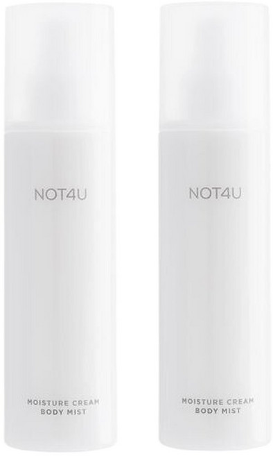 뿌리는 바디로션낫포유 모이스처 크림 바디 미스트 머스크향 200ml 2개