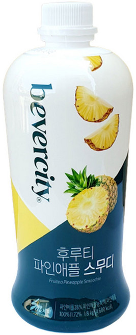 베버시티 후루티 파인애플 스무디 1.8kg, 1개, 1.8L