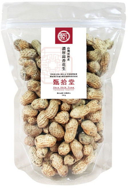 甄拾堂 帶殼花生, 1個, 蒜香花生(280g)_2026/6/28