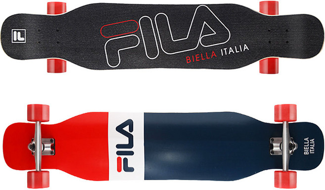 롱보드 43인치 입문용 초보 스케이트보드 중급 고급, 트라이컬러, 1개