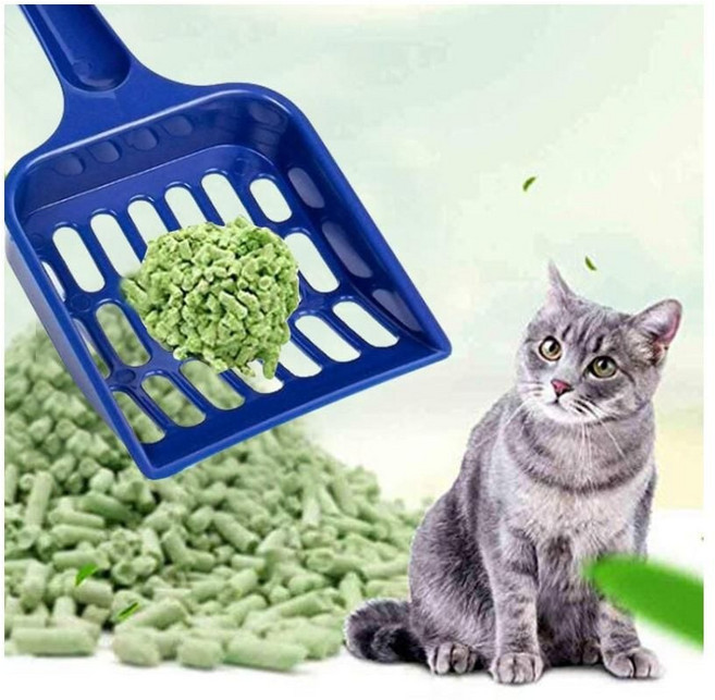 고양이배변용품 고양이 모래삽, 커피 DC000998