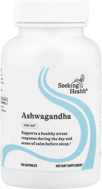 Seeking Health 아슈와간다 467mg 캡슐 60정, SeekingHealth아슈와간다467mg캡슐60정, 1개 - 쿠팡