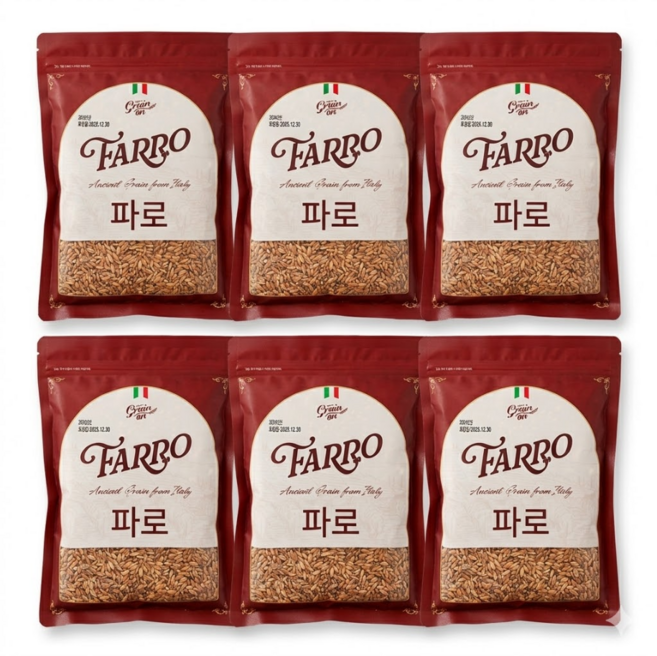 그레인온 파로 밀, 500g, 6개