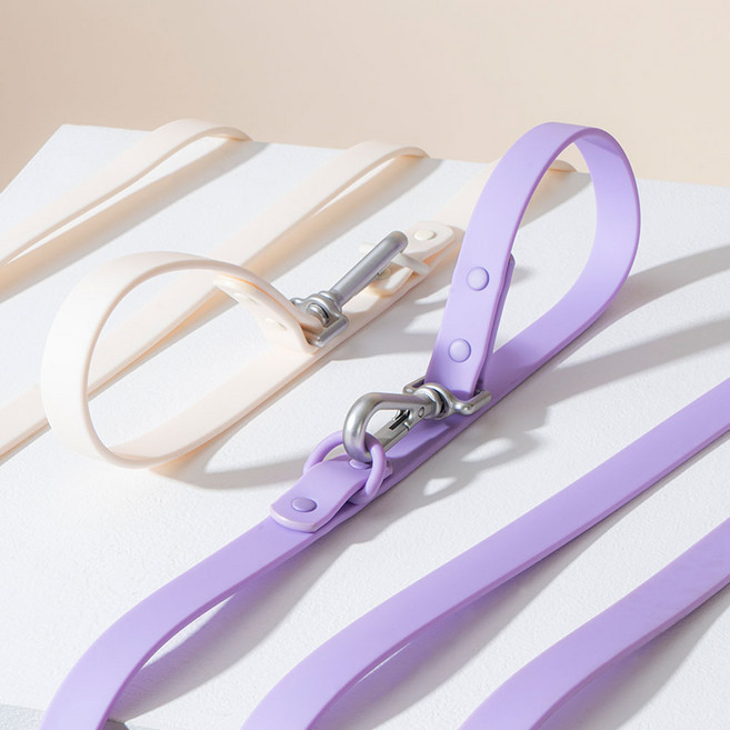 펫트리움 핸즈프리 리드줄 4M 산책용 강아지 목줄, 퍼플