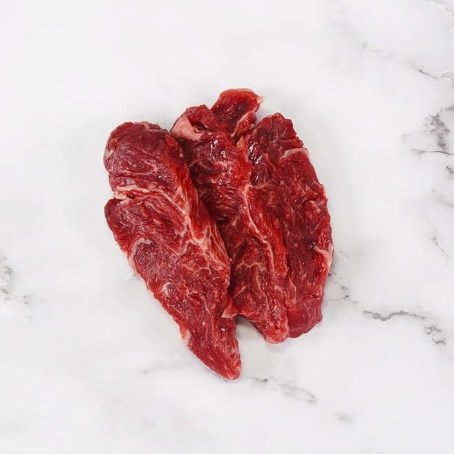 청도한우 제비추리 1+등급 300g 1팩 구이 스테이크, 1개