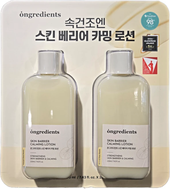 온그리디언츠 스킨 베리어 카밍 로션, 220ml, 1개 - 쿠팡