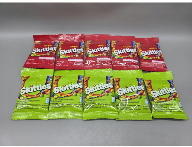 스키틀즈 오리지날 + 샤워 믹스드, 10개, 15g