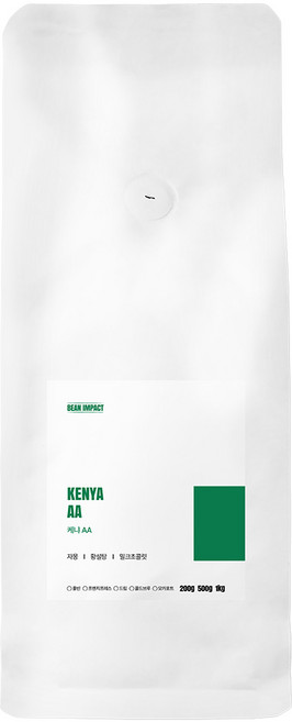 빈임팩트 케냐 AA 원두 당일로스팅, 1kg, 1개, 더치