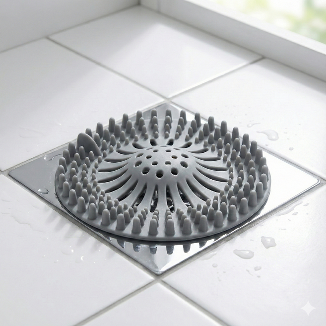 아든 실리콘 배수구 덮개 거름망, 그레이, 1개