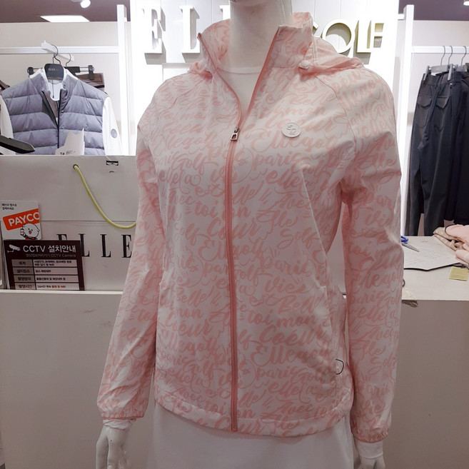 엘르골프 전판프린트 바람막이 점퍼 6K-41304820
