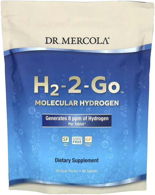 효과가 좋은 Dr. Mercola H2-2-Go 분자 하이드로젠 듀얼 팩 30개 60정 최저가격, DrMercolaH22Go분자하이드로젠듀얼팩30개60정 - 쿠팡