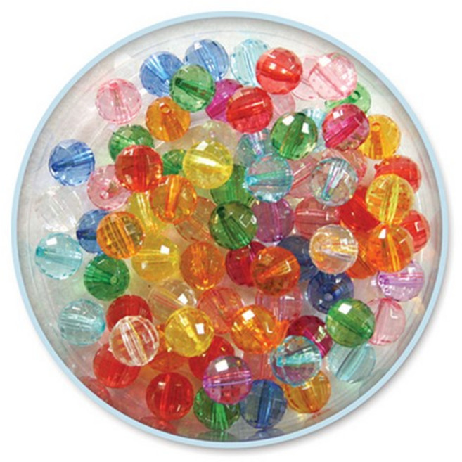 유니아트 크리스탈비즈/우주볼 모양비즈, No. 31 (mixed colors), 1개