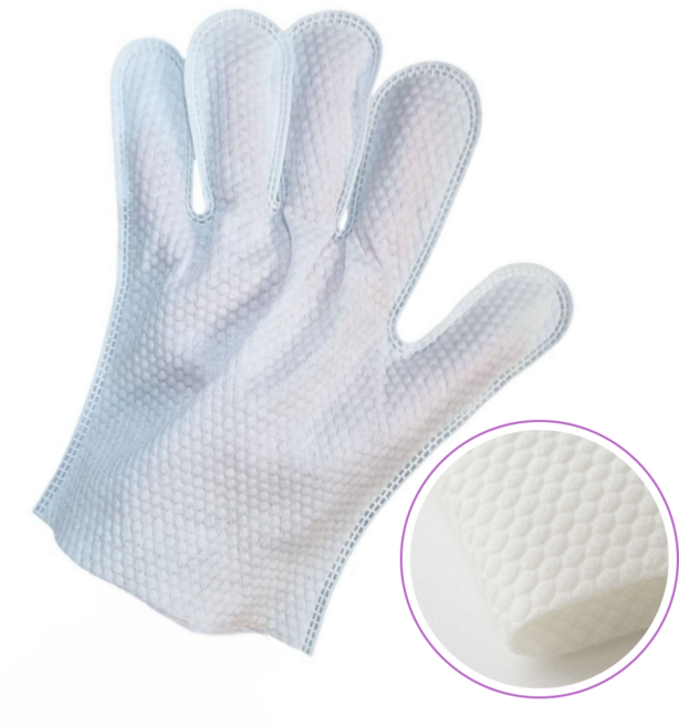 새로이온 다용도 먼지흡착 부직포 청소장갑 30, 화이트, 30매