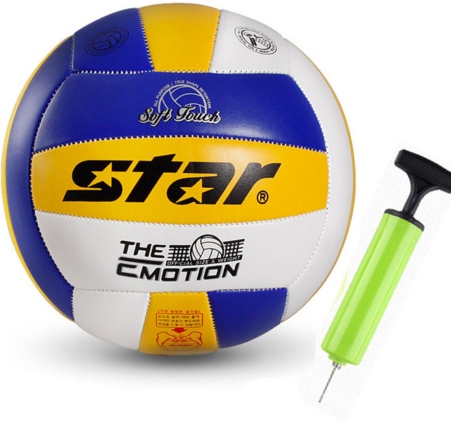 스타스포츠 배구공 더 이모션 칼라 + 투센 볼펌프 세트, VB624-33T, 1개