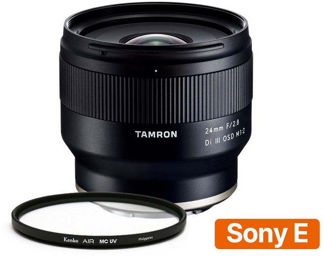 [보증기간 연장 이벤트] 탐론 24mm F/2.8 Di III OSD M1:2 F051 소니FE 렌즈 + 겐코 AIR 67mm 필터