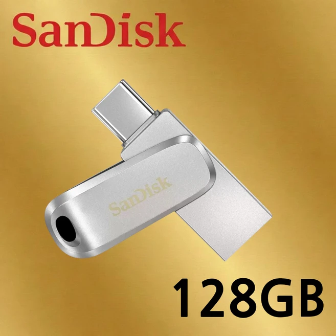 샌디스크 Ultra Drive Luxe USB Type-C SDDDC4, 128GB - 쿠팡