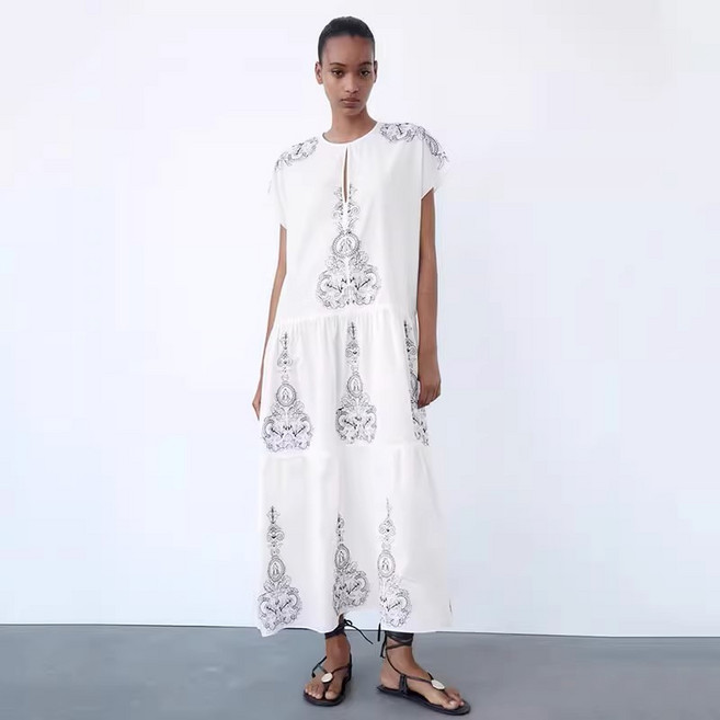 ZARA 자라 빈티지 루즈핏 캐주얼 원피스 6895242 상품 가격36 500원