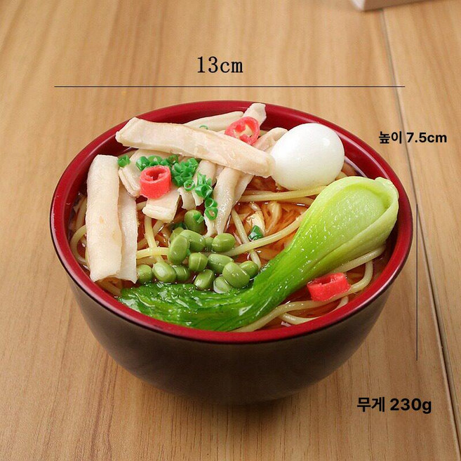 가짜 라면 우동 카페 디피용 계란 그릇 갈비 국수 채식, 돼지 배면