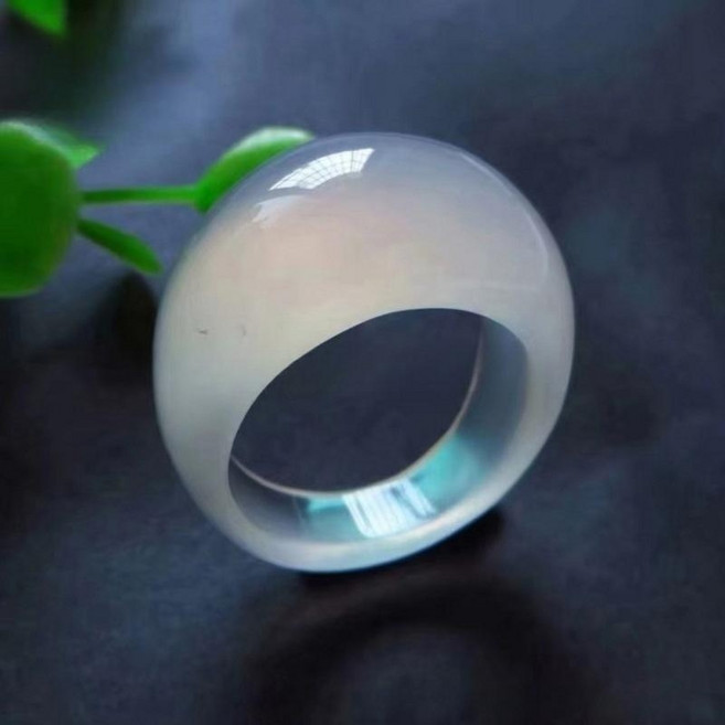 옥반지 천연 비취 옥 한복 반지 가락지 장신구