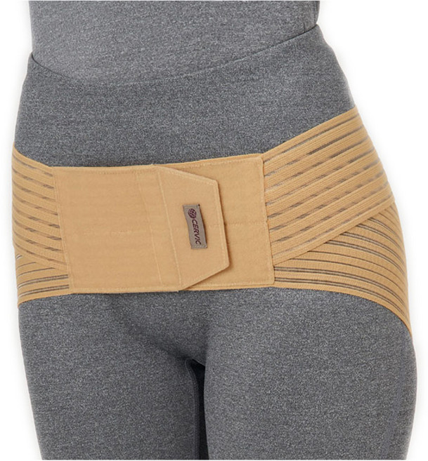 워킹용 골반 고관절 보호벨트 고관절보호대 허리업 요통 통증 디스크, 베이지, 1개