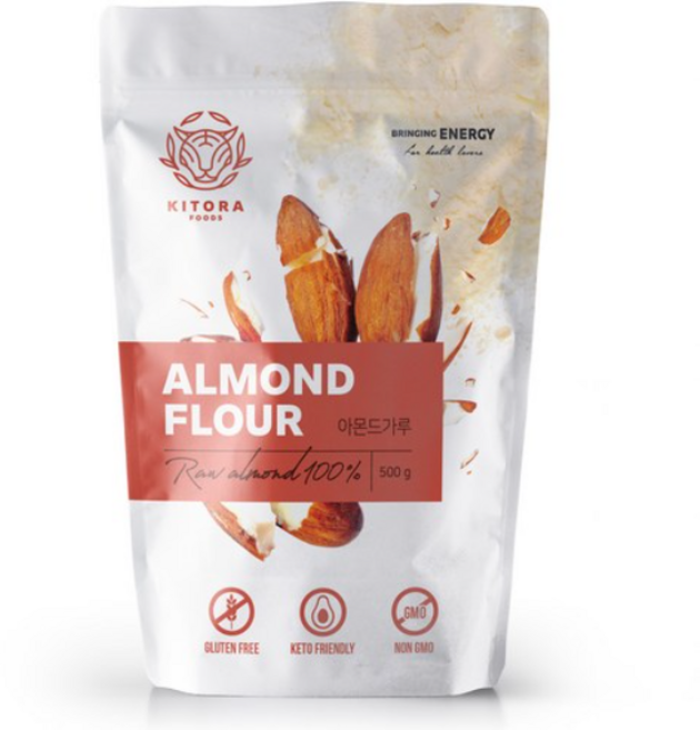 키토라푸드 글루텐프리 아몬드가루, 500g, 3개