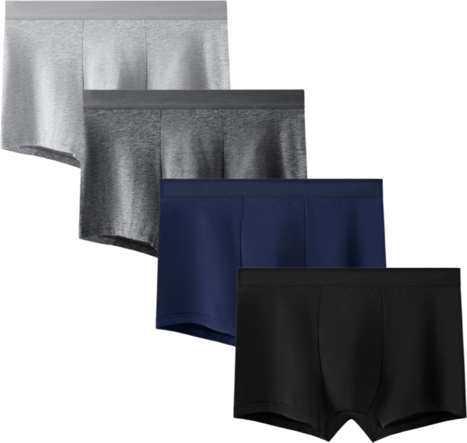 바디스윗 주니어 남아 면스판 학생 드로즈 4종 세트