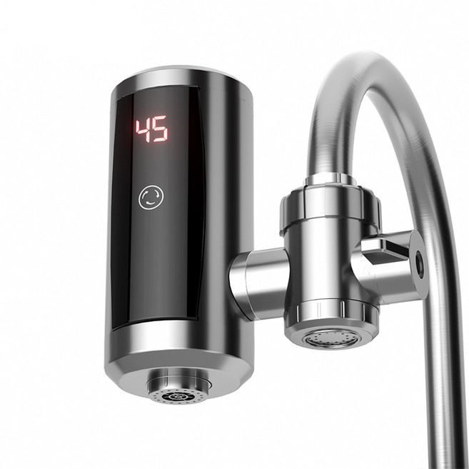 Onebei전기온수 수전 주방 욕실 겸용 즉시가열 전기온수 수전, 34-3