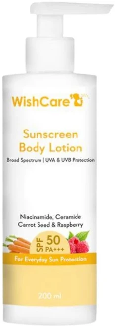 WishCare Sunscreen Body Lotion For All Skin Type with SPF 50 PA+++, 1개, 200ml - 쿠팡