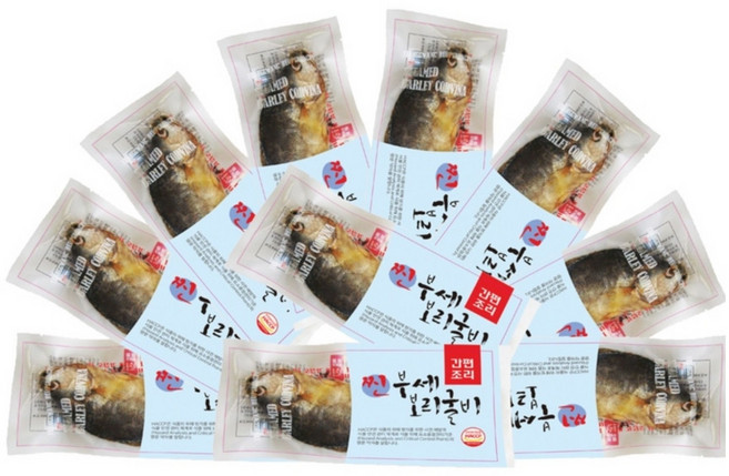 국내산 영광 굴비 법성포 전자레인지 찐부세 보리굴비 10미, 10개, 중