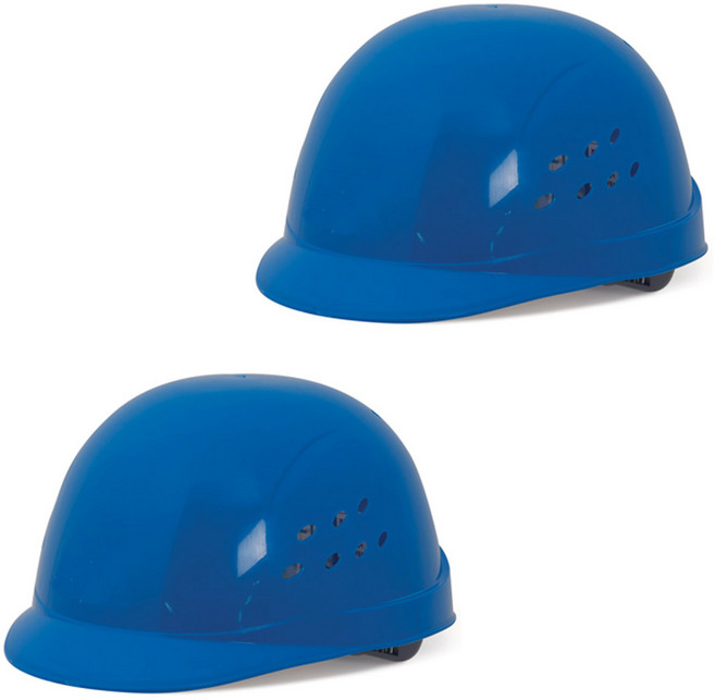 코브 초경량 258g 경작업모 통풍 시원한 안전모, 청색 2개