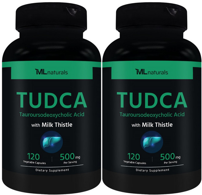 [미국빠른직구] 신제품 마이라이프 내추럴스 투드카 (타우린+우르소데옥시콜산) with 밀크씨슬, 2개, 120정