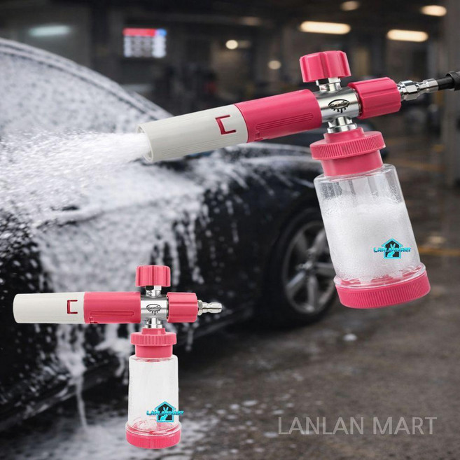 거꾸로폼랜스 원액분사 초경량 폼랜스 프리워시 거꾸로 스노우폼 폼캐논 원액 보틀, 레드