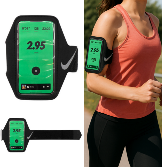 나이키 암밴드 플러스 ac4398-082 러닝 조깅 마라톤 스마트폰 터치가능