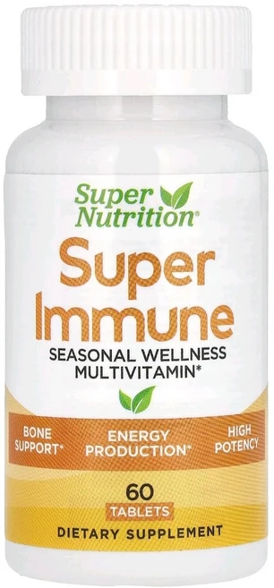 Super Nutrition 슈퍼 뉴트리션 슈퍼 이뮨, 1개, 60정 - 쿠팡