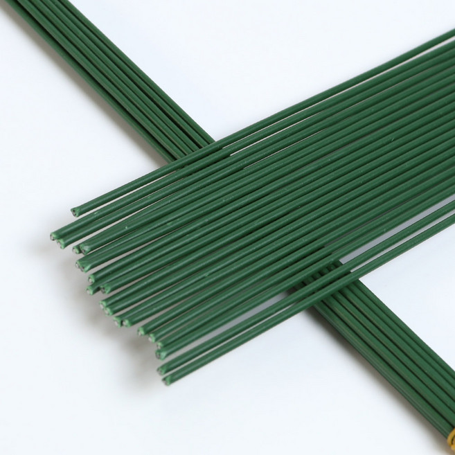 모루 철사 부자재 DIY 재료 꽃 공예 털모루, 1세트, C2652. 꽃철사 (그린)