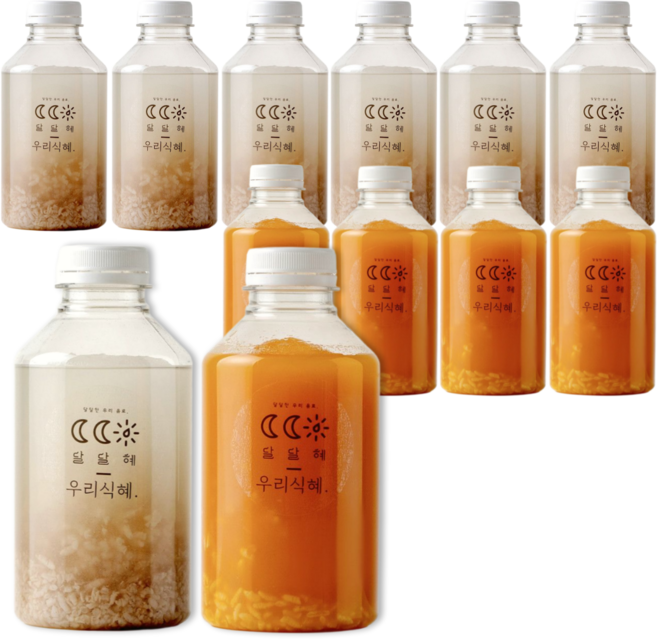 달달혜 식혜 찹쌀 호박 설날 추석 명절 선물세트 (찹쌀6개 호박4개), 10개, 500ml