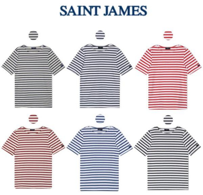 [세인트제임스] 반팔티 레반트 모던 스트라이프 6종 (택1)