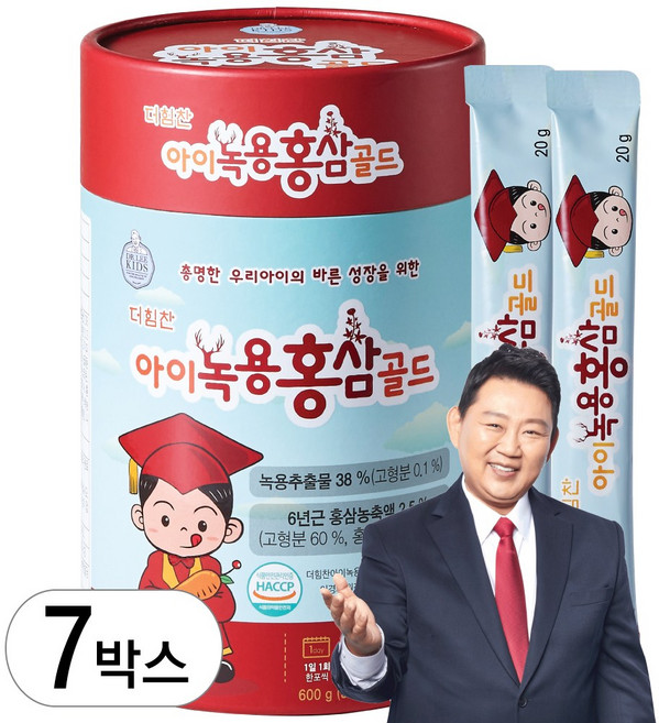 [이경제원장] 더힘찬 아이녹용홍삼 1세트(30포), 210개, 20ml