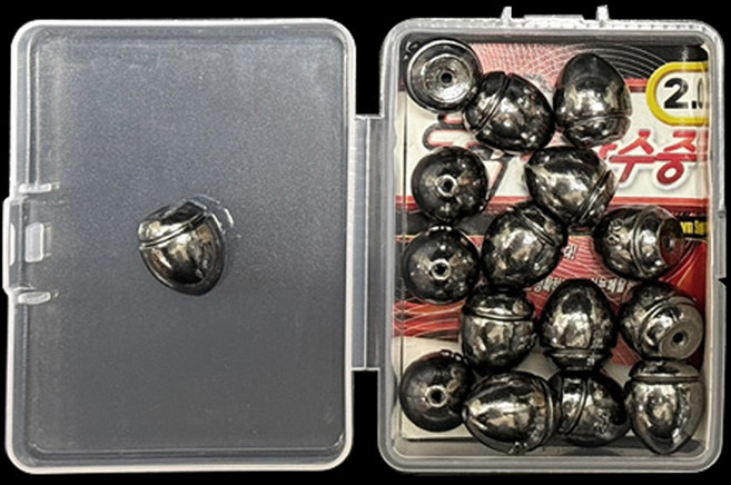 퀵순간수중 대용량타입 수중찌 순간수중 속공찌 봉돌 속공수중 추, 1개, 16개입