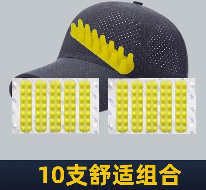 3M 頭盔內襯墊 蓬鬆透氣 保護髮型, 10支裝舒適組合, N/A