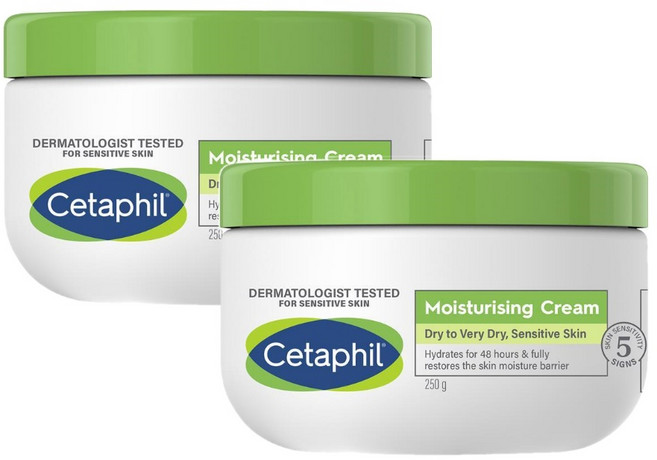 세타필 모이스처라이징 수분크림 Cetaphil Moisturising Cream, 250g, 2개