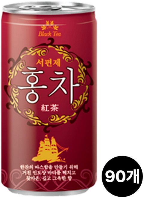 다인 서편제 홍차 175ml 참맑은 업소용 소캔, 90개