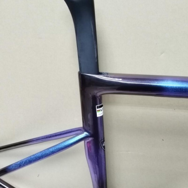 로드 바이크 프레임 라이트 무게추 디스크 세트 핸들 바 30 가지 색상 최신 2025, 04 58CM, 02 Contact Color, 1개