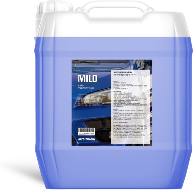 오토워시 마일드 카샴푸 18.75L 대용량 말통 세차샴푸, 1개