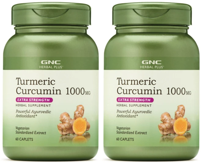 GNC 강황 투메릭커큐민1000mg 60캡슐, 2개, 60정 - 쿠팡
