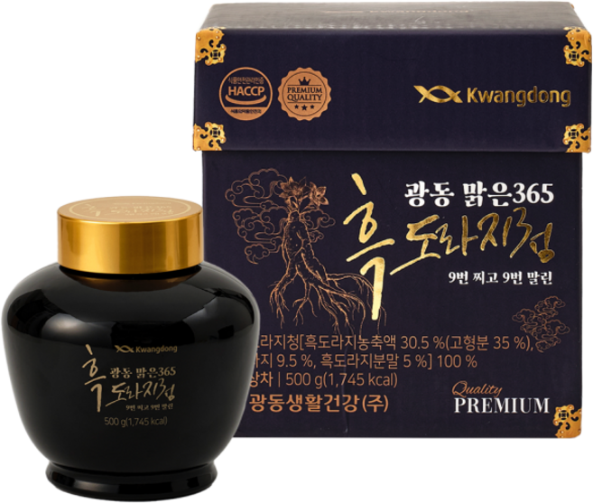 광동 맑은365 흑도라지청, 1개, 1g