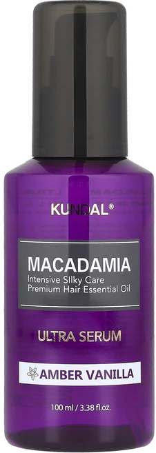 Kundal 마카다미아 울트라 헤어 세럼 앰버 바닐라 100ml(3.38fl oz), 100ml, 1개 - 쿠팡