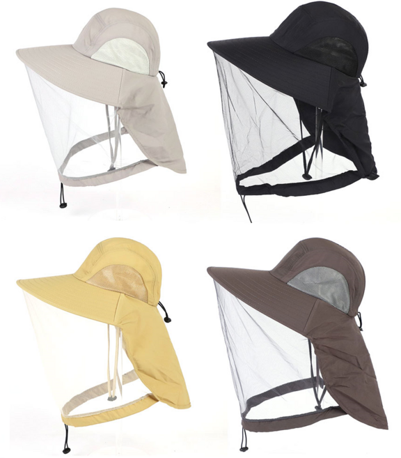 아워트랙 방충망 햇빛가리개 모자 날파리 해충 모기 퇴치 농사 양봉 벌초 낚시 등산 조깅 트레킹 모자