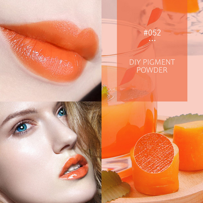 립글로우 컬러풀 DIY 립글로스 파우더 재료 립스틱 안료 메이크업 도구 화장품 1g, [19] SZ01304-52