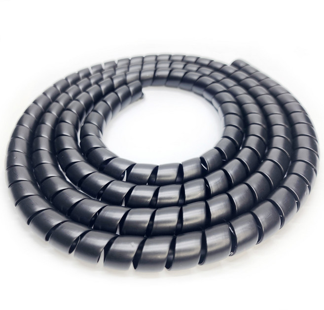 헤리칼밴드 전동킥보드 자전거 선정리 꽈배기 케이블정리 블랙 2미터, 20mm, 1개